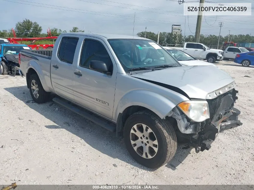 2012 Suzuki Equator Sport VIN: 5Z61D0FV2CC406359 Lot: 40629310