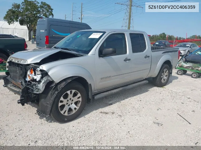 2012 Suzuki Equator Sport VIN: 5Z61D0FV2CC406359 Lot: 40629310