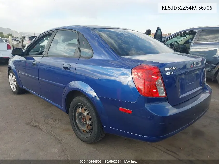 KL5JD52Z54K956706 2004 Suzuki Forenza S