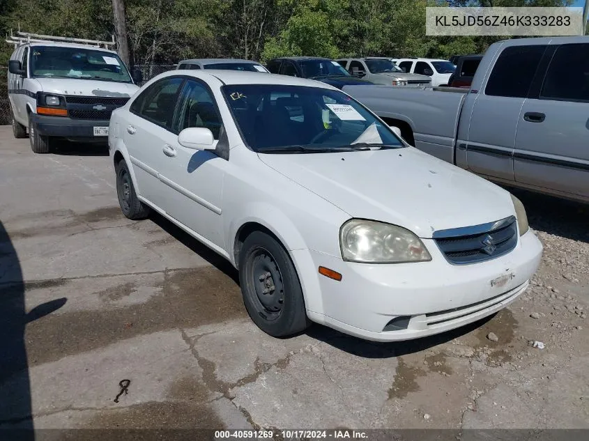 2006 Suzuki Forenza VIN: KL5JD56Z46K333283 Lot: 40591269