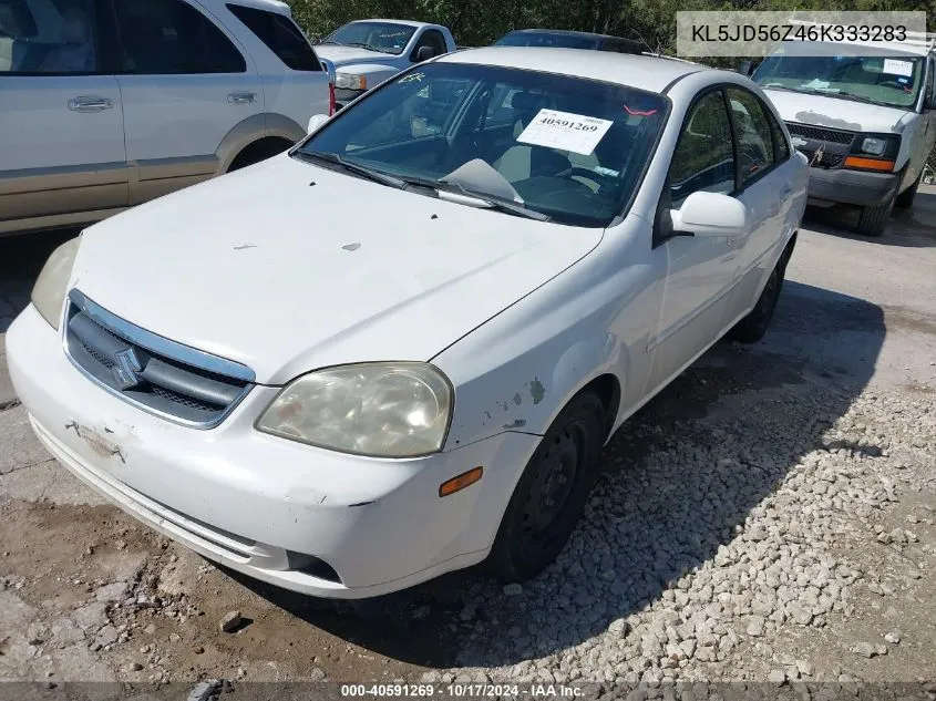 2006 Suzuki Forenza VIN: KL5JD56Z46K333283 Lot: 40591269