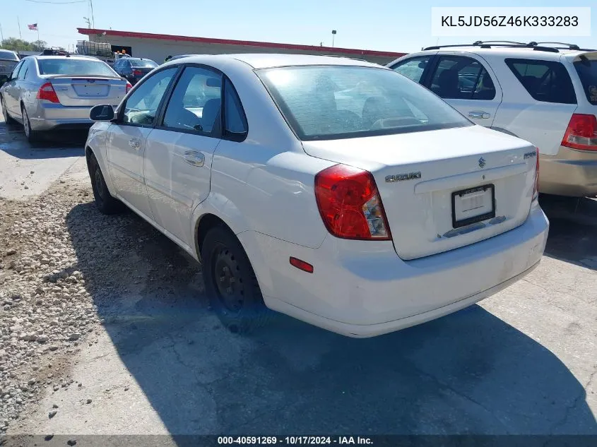 2006 Suzuki Forenza VIN: KL5JD56Z46K333283 Lot: 40591269