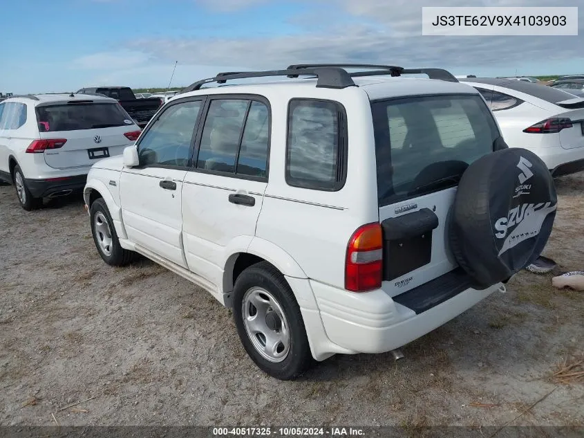 1999 Suzuki Grand Vitara Js VIN: JS3TE62V9X4103903 Lot: 40517325