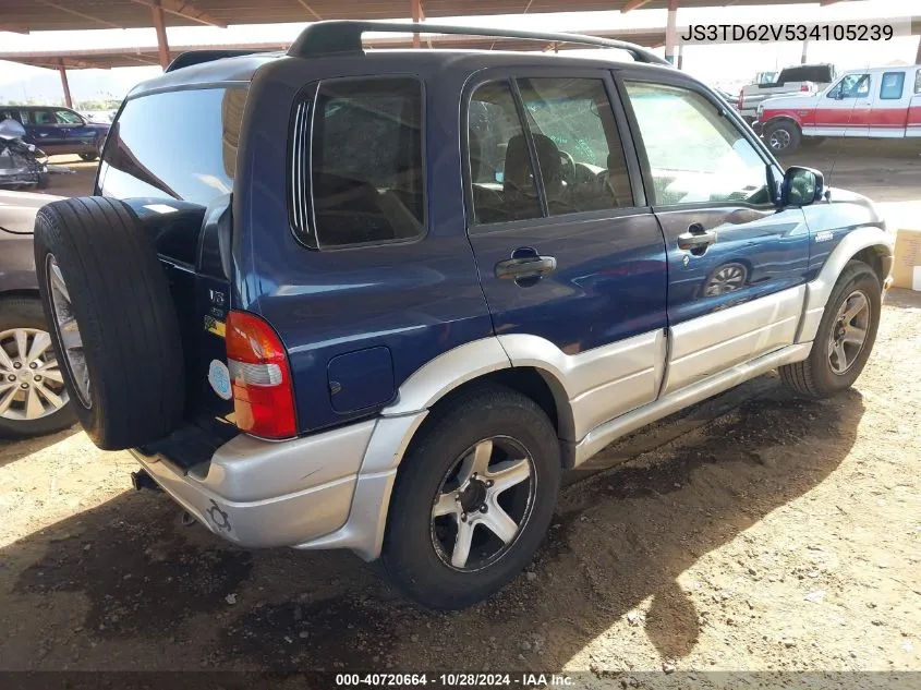 2003 Suzuki Grand Vitara VIN: JS3TD62V534105239 Lot: 40720664