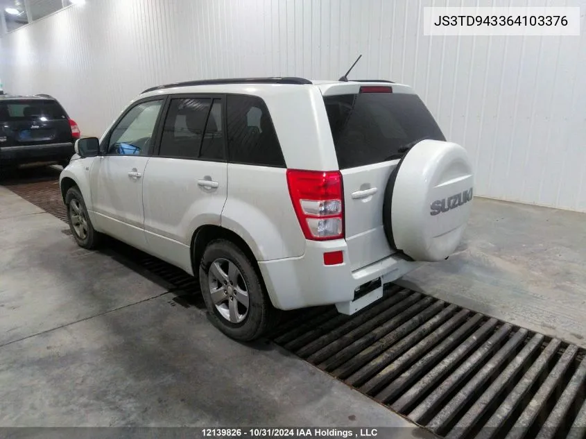 2006 Suzuki Grand Vitara Premium VIN: JS3TD943364103376 Lot: 12139826