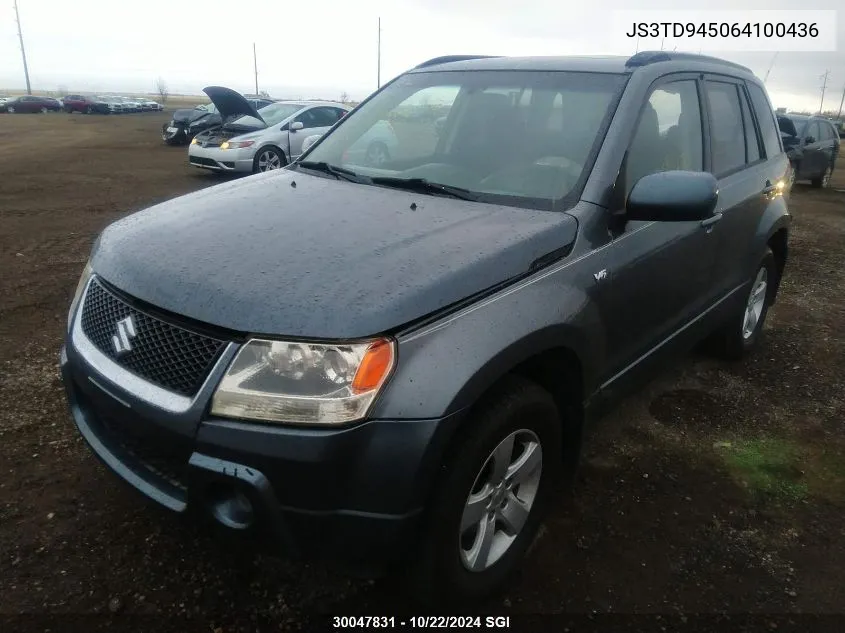 JS3TD945064100436 2006 Suzuki Grand Vitara Xsport