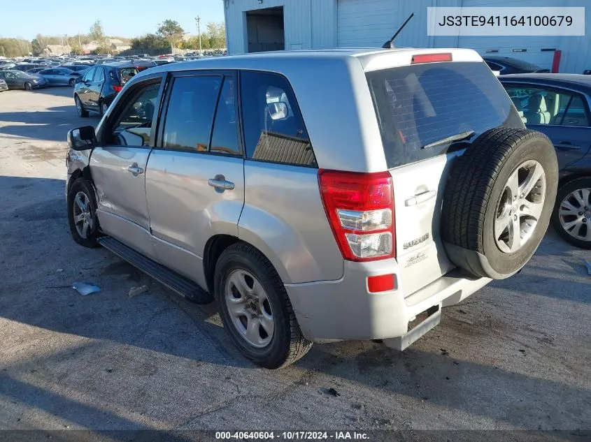 2006 Suzuki Grand Vitara VIN: JS3TE941164100679 Lot: 40640604