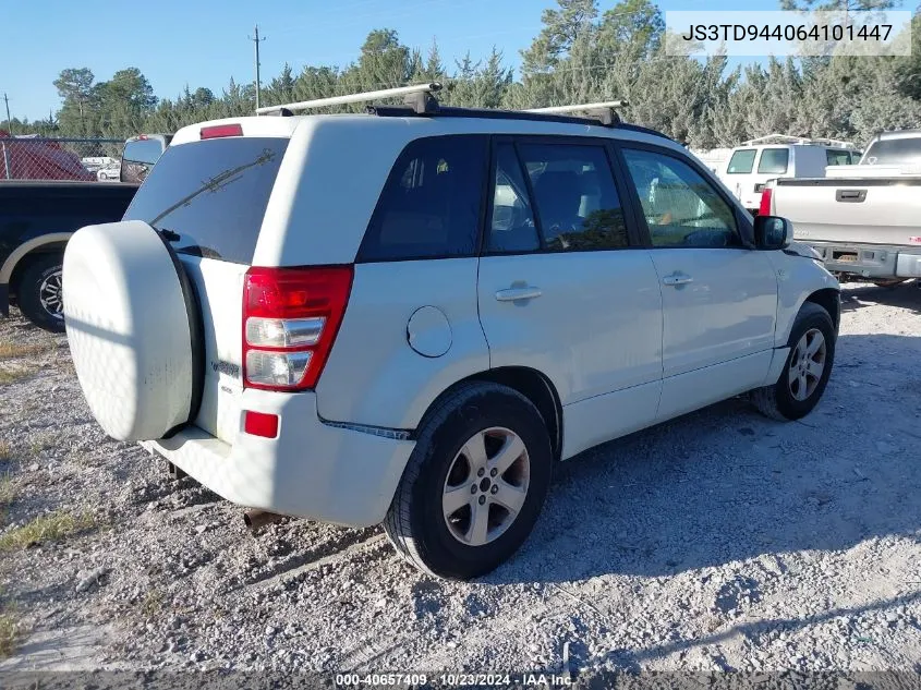 2006 Suzuki Grand Vitara Xsport VIN: JS3TD944064101447 Lot: 40657409