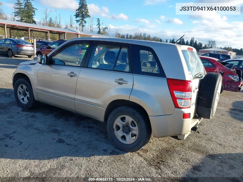 2006 Suzuki Grand Vitara VIN: JS3TD941X64100053 Lot: 40685773