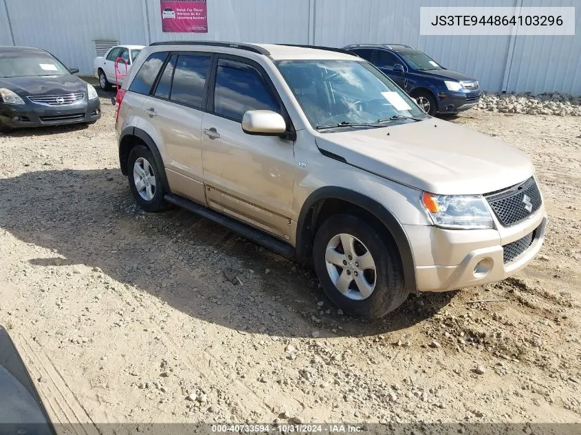 2006 Suzuki Grand Vitara Xsport VIN: JS3TE944864103296 Lot: 40733594