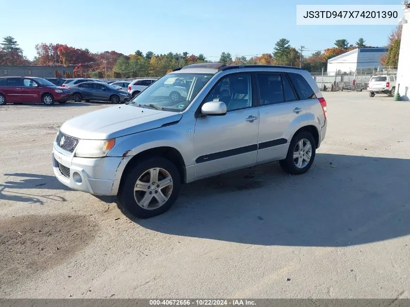 2007 Suzuki Grand Vitara Luxury VIN: JS3TD947X74201390 Lot: 40672656