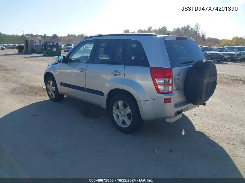 2007 Suzuki Grand Vitara Luxury VIN: JS3TD947X74201390 Lot: 40672656