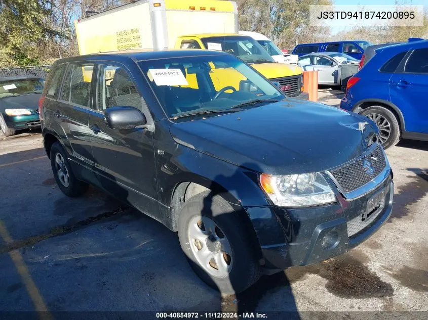 2007 Suzuki Grand Vitara VIN: JS3TD941874200895 Lot: 40854972