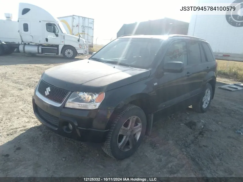 JS3TD945784100579 2008 Suzuki Grand Vitara