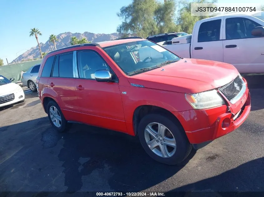 2008 Suzuki Grand Vitara Luxury VIN: JS3TD947884100754 Lot: 40672793