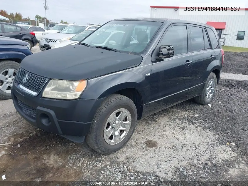 2008 Suzuki Grand Vitara Appearance/Appearance + VIN: JS3TE941884101637 Lot: 40738106