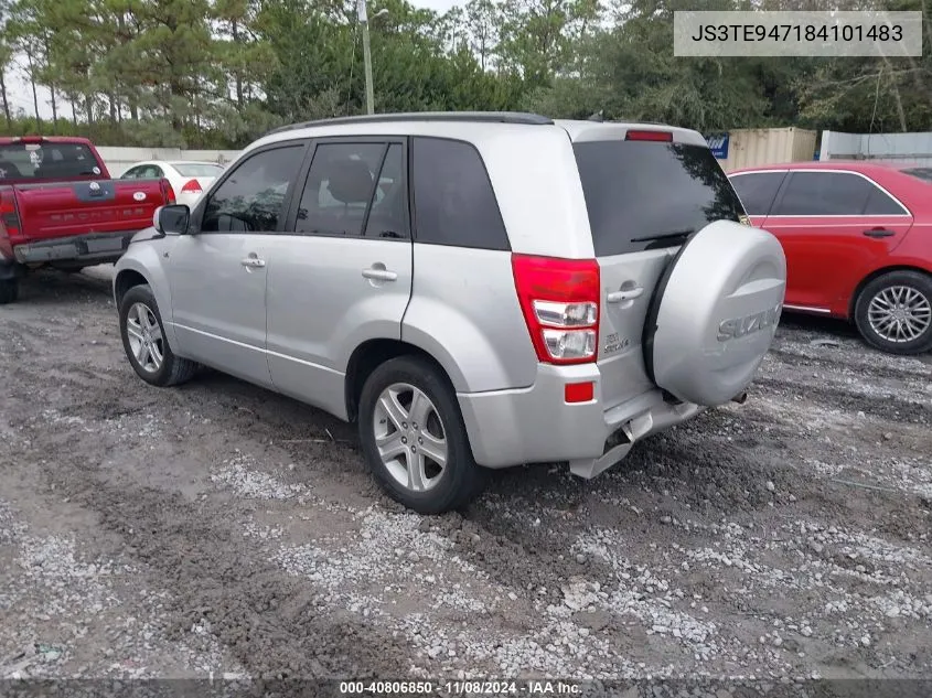 2008 Suzuki Grand Vitara Luxury VIN: JS3TE947184101483 Lot: 40806850