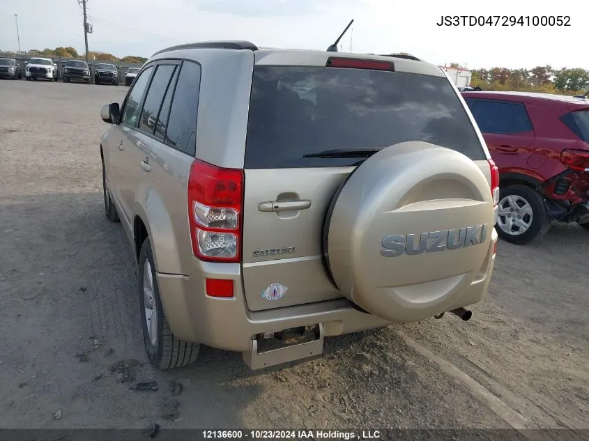 JS3TD047294100052 2009 Suzuki Grand Vitara