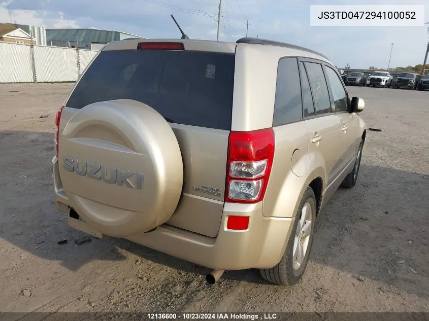 JS3TD047294100052 2009 Suzuki Grand Vitara