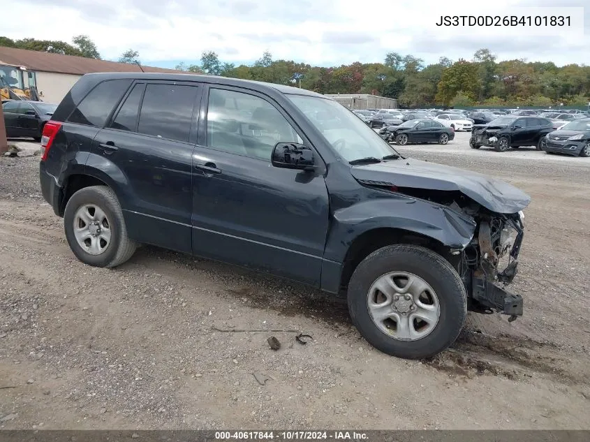 2011 Suzuki Grand Vitara Premium/Premium W/Alloy Wheels VIN: JS3TD0D26B4101831 Lot: 40617844