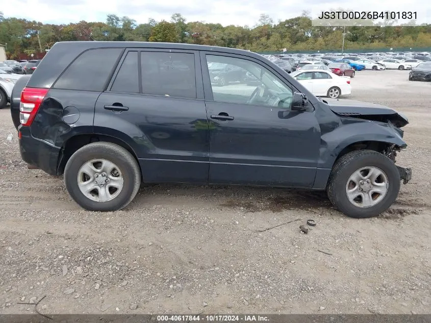 2011 Suzuki Grand Vitara Premium/Premium W/Alloy Wheels VIN: JS3TD0D26B4101831 Lot: 40617844