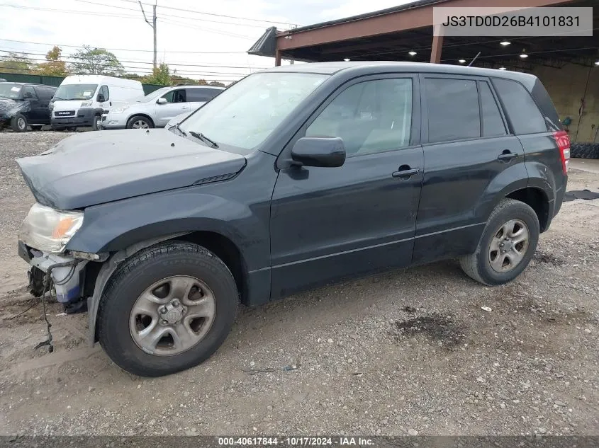 2011 Suzuki Grand Vitara Premium/Premium W/Alloy Wheels VIN: JS3TD0D26B4101831 Lot: 40617844