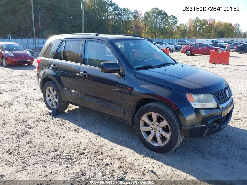 2011 Suzuki Grand Vitara Limited VIN: JS3TE0D72B4100152 Lot: 40676416