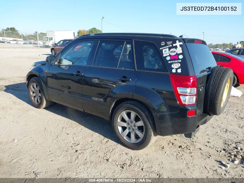 2011 Suzuki Grand Vitara Limited VIN: JS3TE0D72B4100152 Lot: 40676416