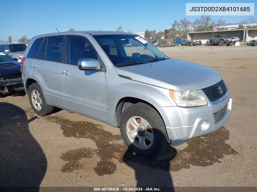 2011 Suzuki Grand Vitara Premium VIN: JS3TD0D2XB4101685 Lot: 40706926