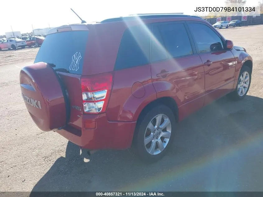 2011 Suzuki Grand Vitara Limited VIN: JS3TD0D79B4101334 Lot: 40857321