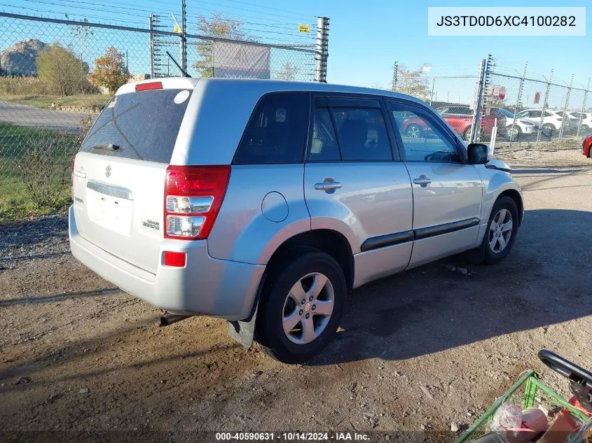 2012 Suzuki Grand Vitara Premium VIN: JS3TD0D6XC4100282 Lot: 40590631