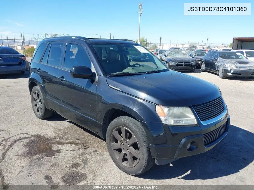 2012 Suzuki Grand Vitara Limited VIN: JS3TD0D78C4101360 Lot: 40670397