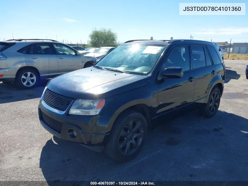 2012 Suzuki Grand Vitara Limited VIN: JS3TD0D78C4101360 Lot: 40670397