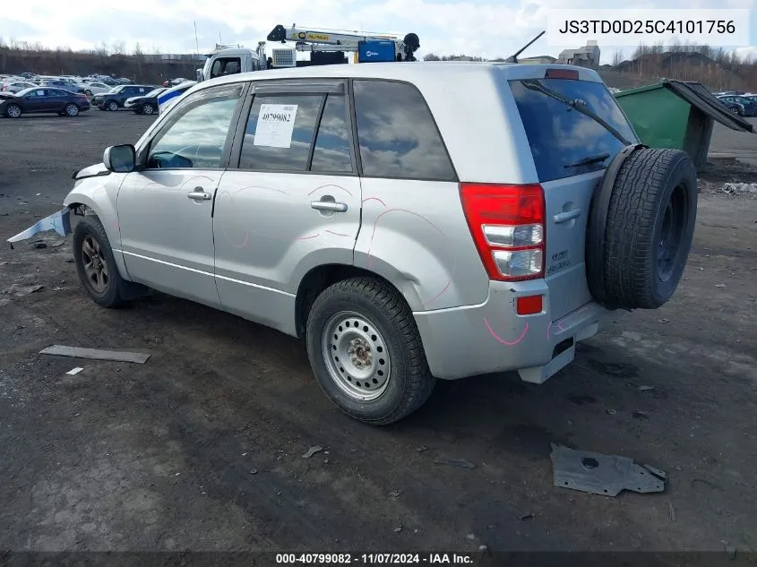 2012 Suzuki Grand Vitara Premium VIN: JS3TD0D25C4101756 Lot: 40799082