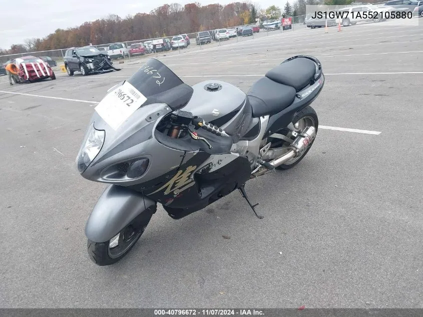 2005 Suzuki Gsx1300 Rk5 VIN: JS1GW71A552105880 Lot: 40796672