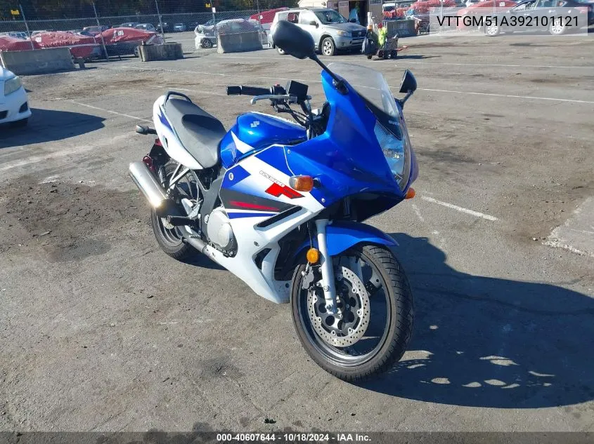 2009 Suzuki Gs500 VIN: VTTGM51A392101121 Lot: 40607644