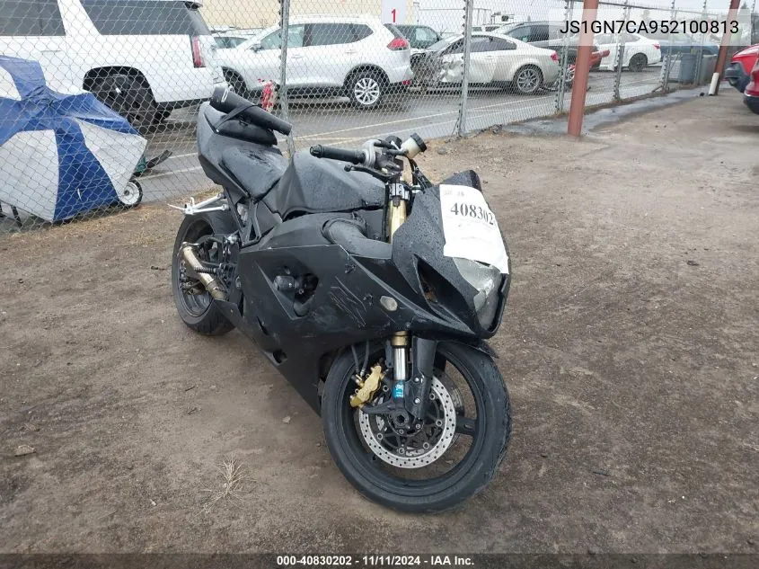 2005 Suzuki Gsx-R600 K VIN: JS1GN7CA952100813 Lot: 40830202