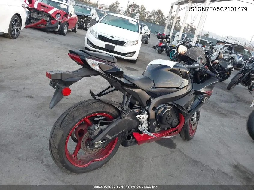 2012 Suzuki Gsx-R600 VIN: JS1GN7FA5C2101479 Lot: 40526270