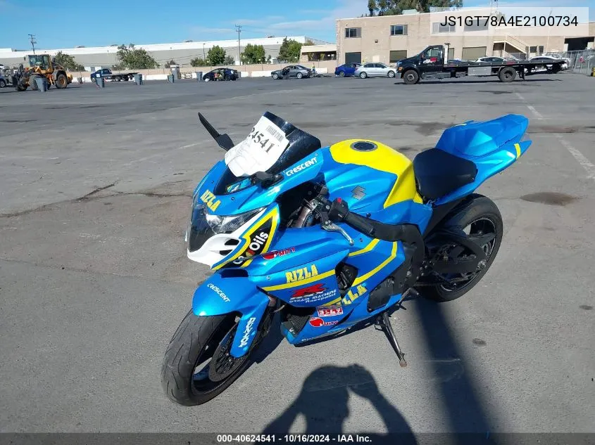 JS1GT78A4E2100734 2014 Suzuki Gsx-R1000