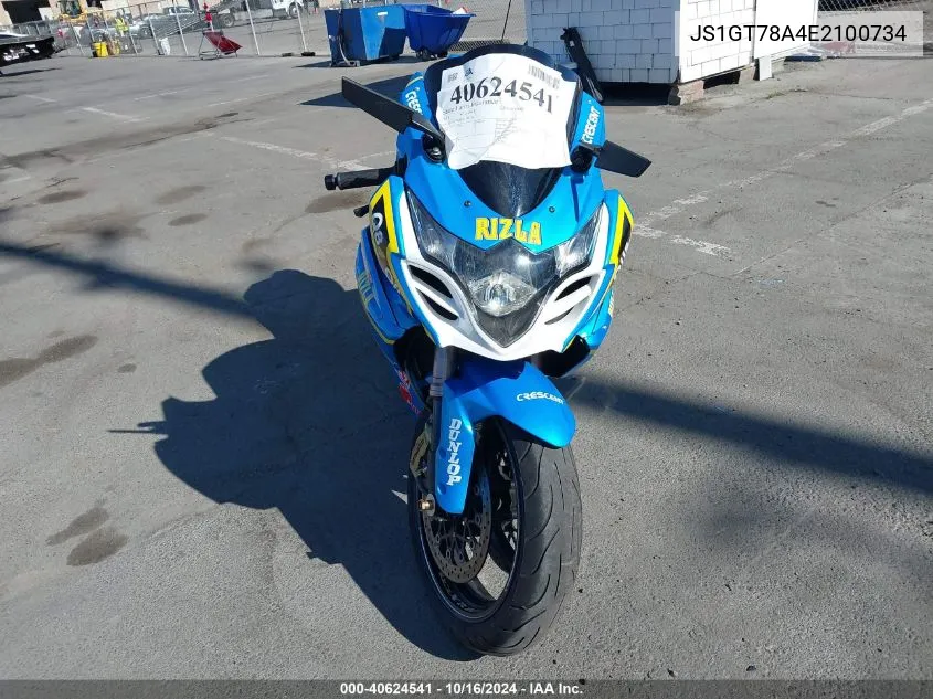 JS1GT78A4E2100734 2014 Suzuki Gsx-R1000