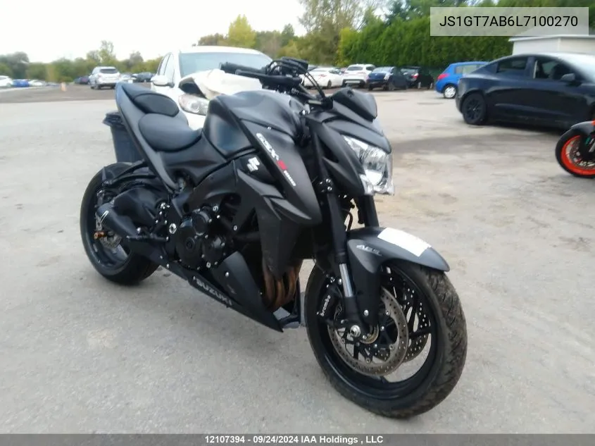 2020 Suzuki Gsx-S1000 Z VIN: JS1GT7AB6L7100270 Lot: 12107394