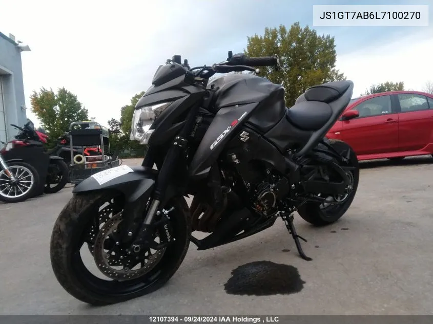 2020 Suzuki Gsx-S1000 Z VIN: JS1GT7AB6L7100270 Lot: 12107394