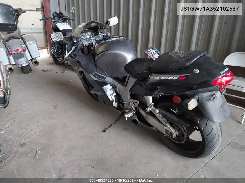 2005 Suzuki Gsx1300 Rk5 VIN: JS1GW71A352102587 Lot: 40527525