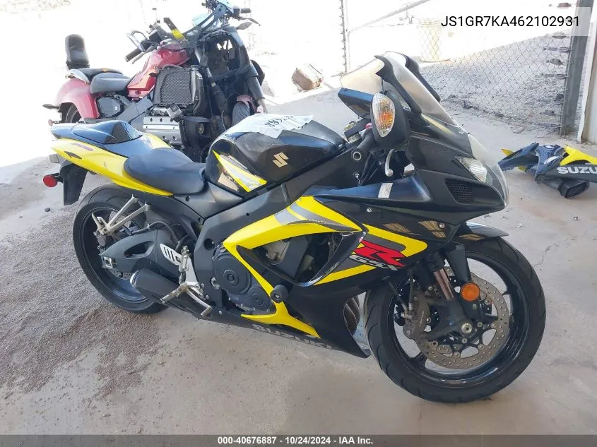 JS1GR7KA462102931 2006 Suzuki Gsx-R750 K6