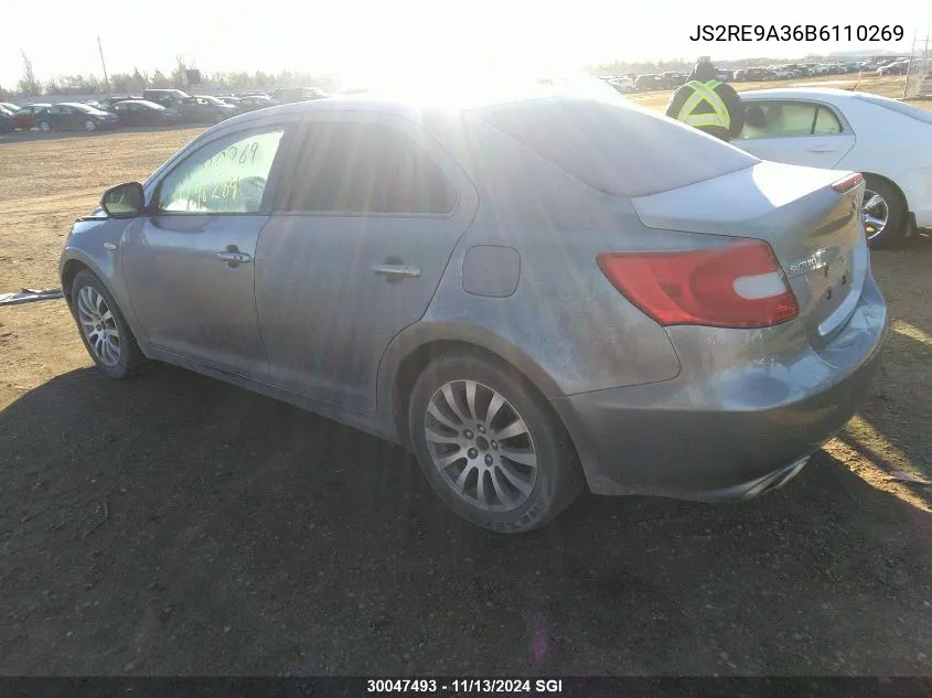 2011 Suzuki Kizashi Se VIN: JS2RE9A36B6110269 Lot: 30047493