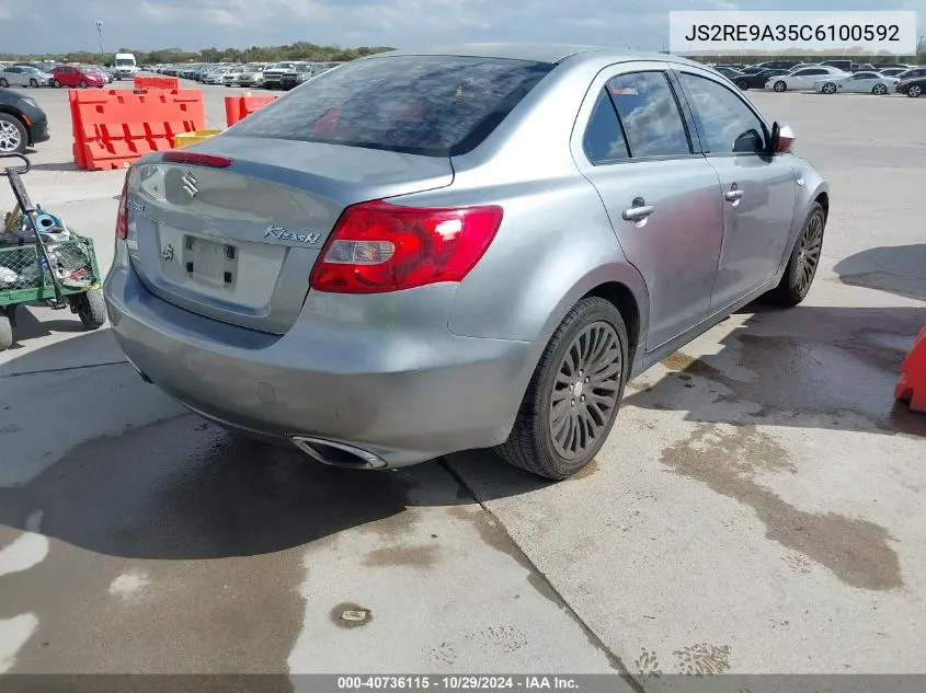 2012 Suzuki Kizashi Se VIN: JS2RE9A35C6100592 Lot: 40736115