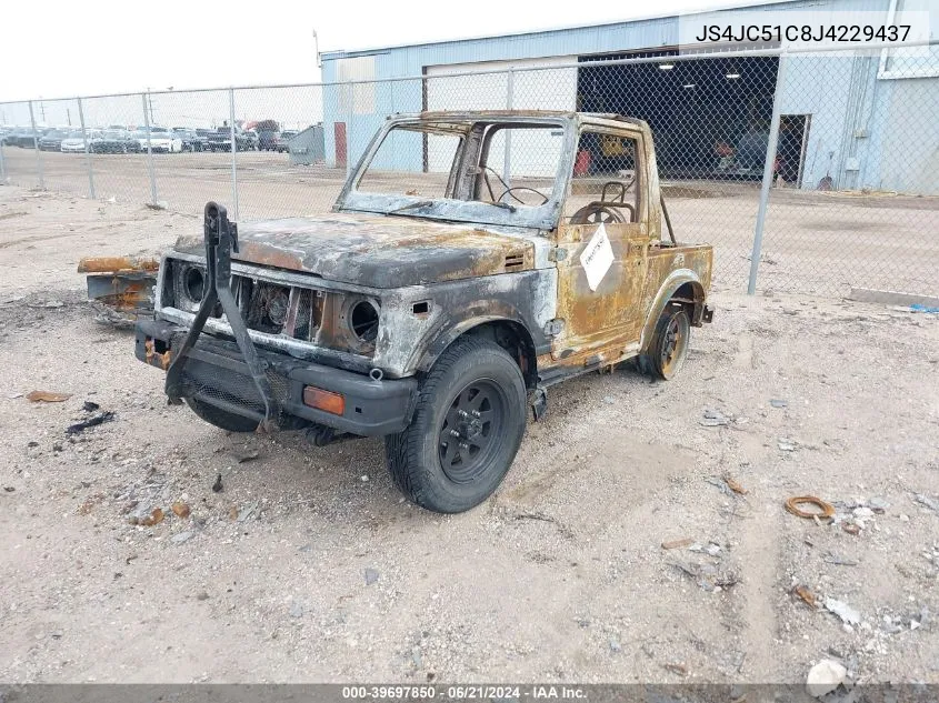 1988 Suzuki Samurai VIN: JS4JC51C8J4229437 Lot: 39697850