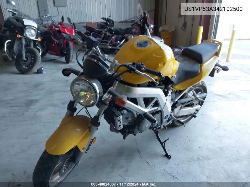 2004 Suzuki Sv650 VIN: JS1VP53A342102500 Lot: 40824337