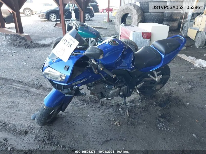 JS1VP53A052105386 2005 Suzuki Sv650