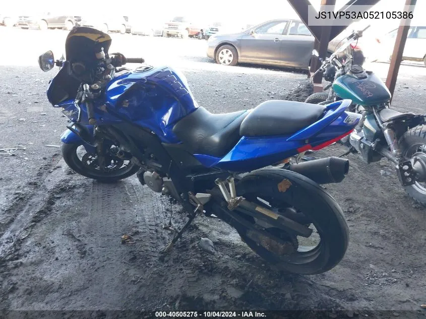 JS1VP53A052105386 2005 Suzuki Sv650